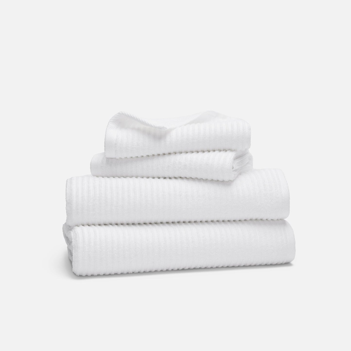 Ribbed Cotton TENCELTM Bath Towel Bundle