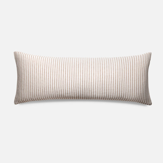 Washed European Linen Lumbar Pillow Cover