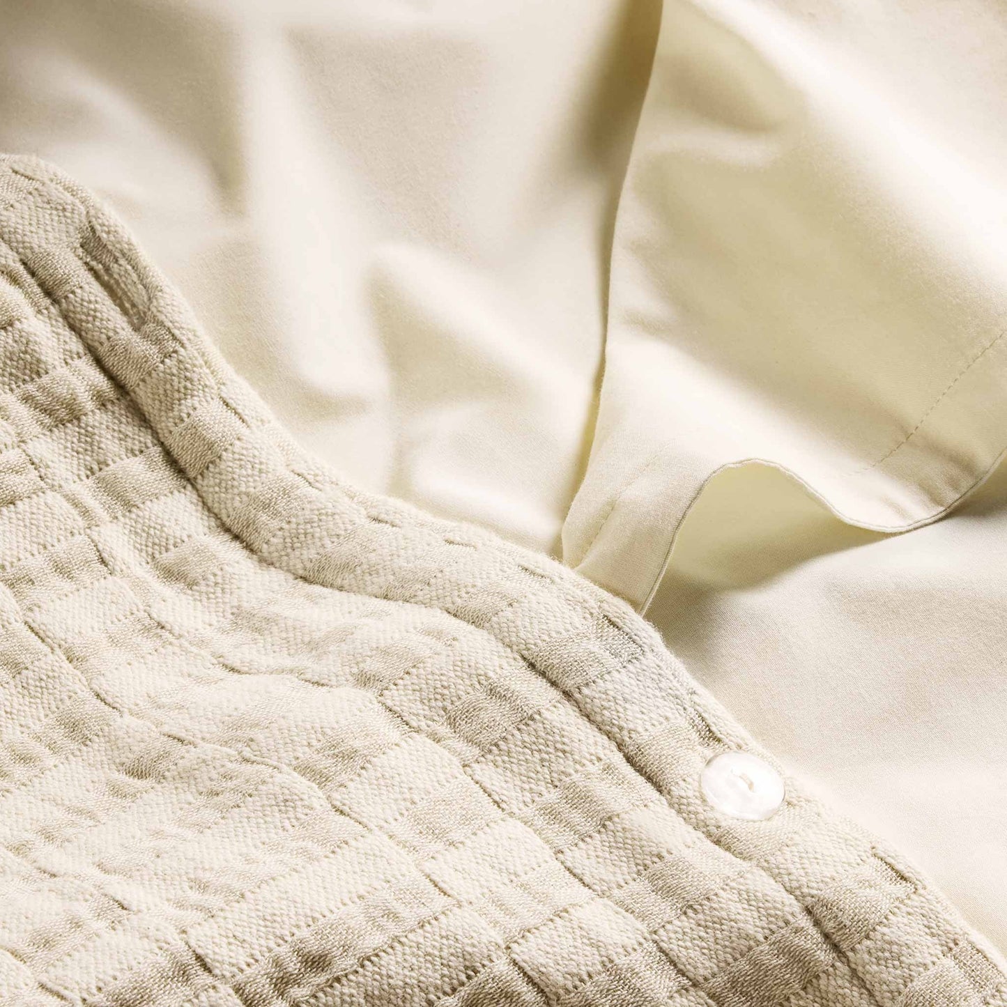 Woven Checkerboard Duvet Set