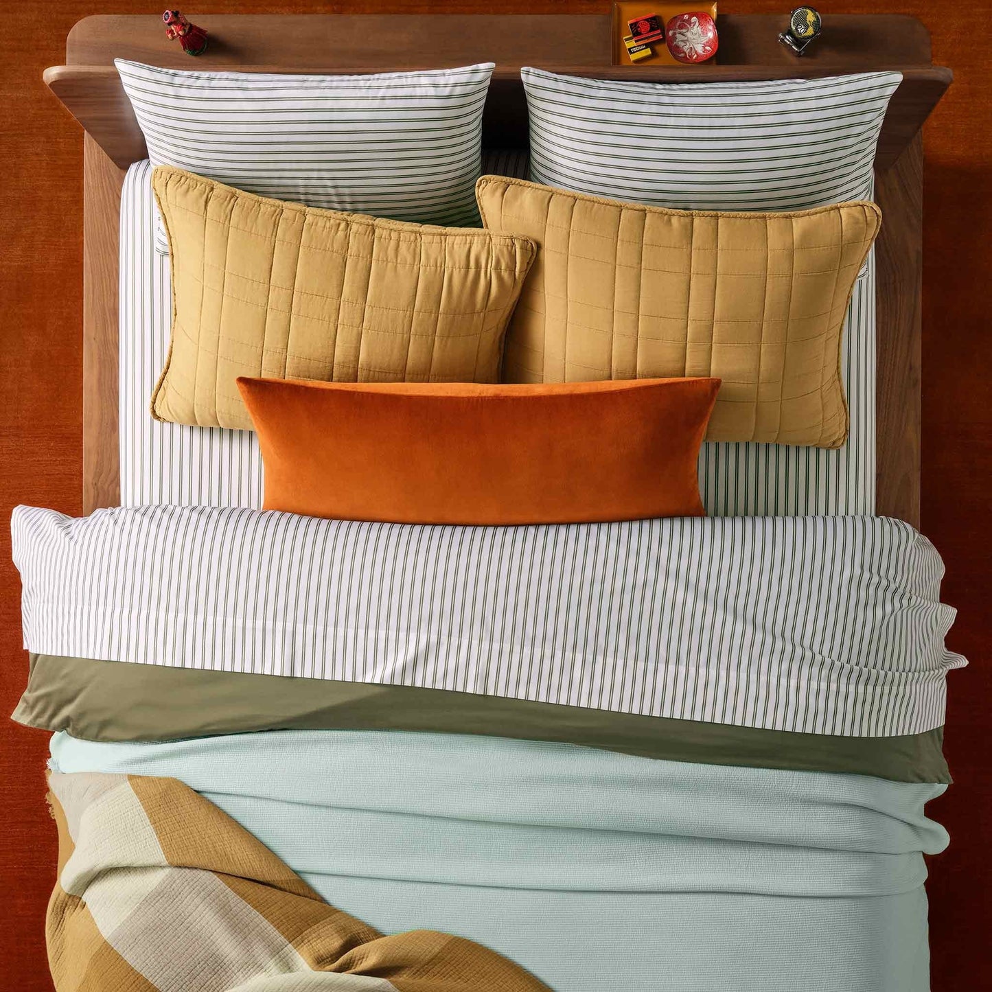 Cotton Velvet Lumbar Pillow Cover