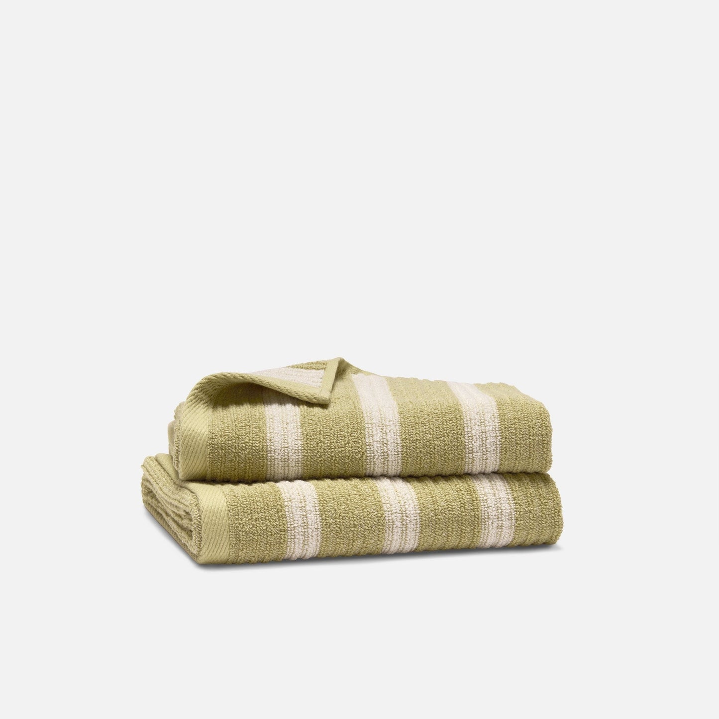 Ribbed Cotton TENCELTM Hand Towels Set of 2