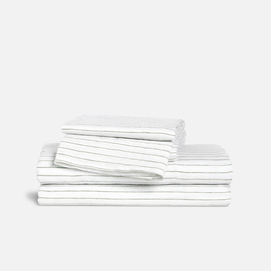 Washed European Linen Core Sheet Set - Last Call