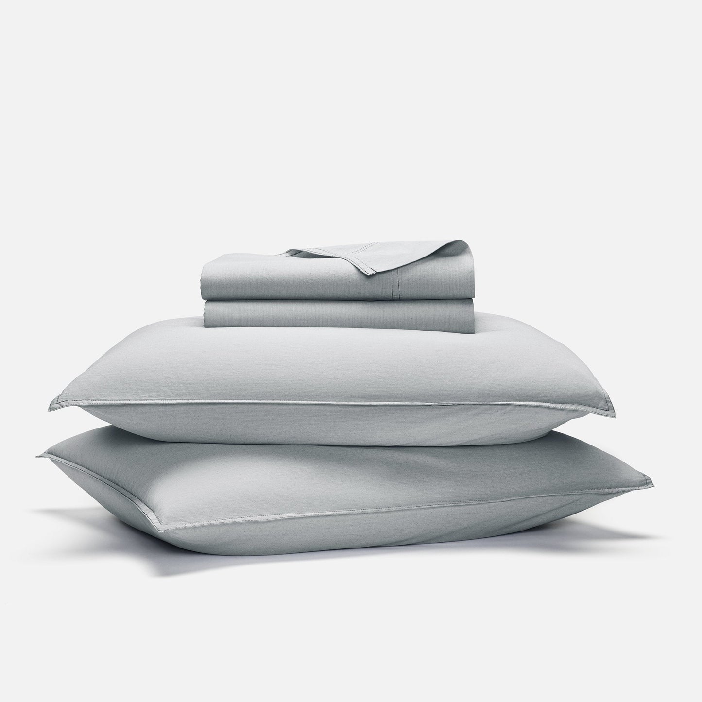 Set of 2 Washed Classic Percale Core Sheet Set Bundle