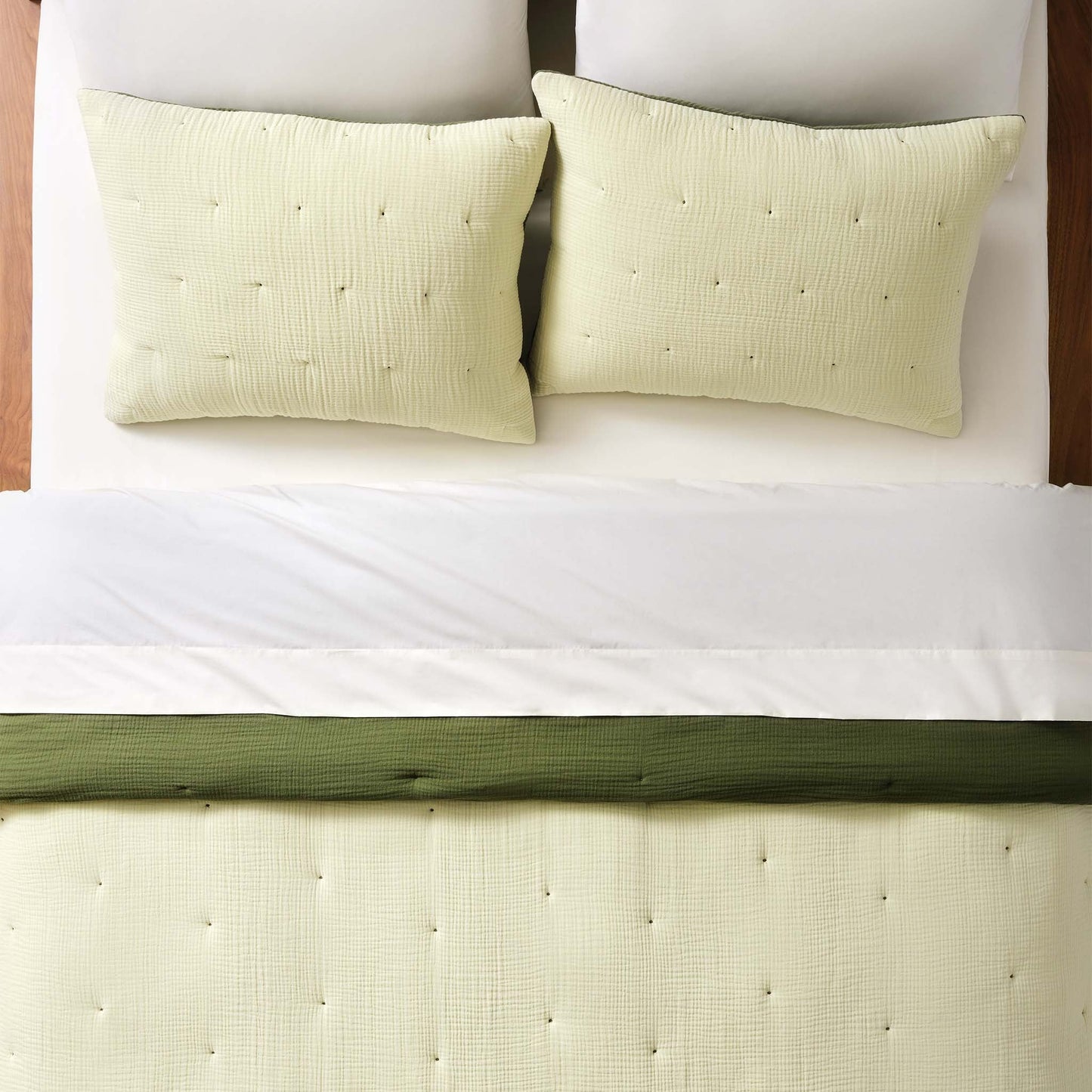 Breezeweave Reversible Cotton Sham Set
