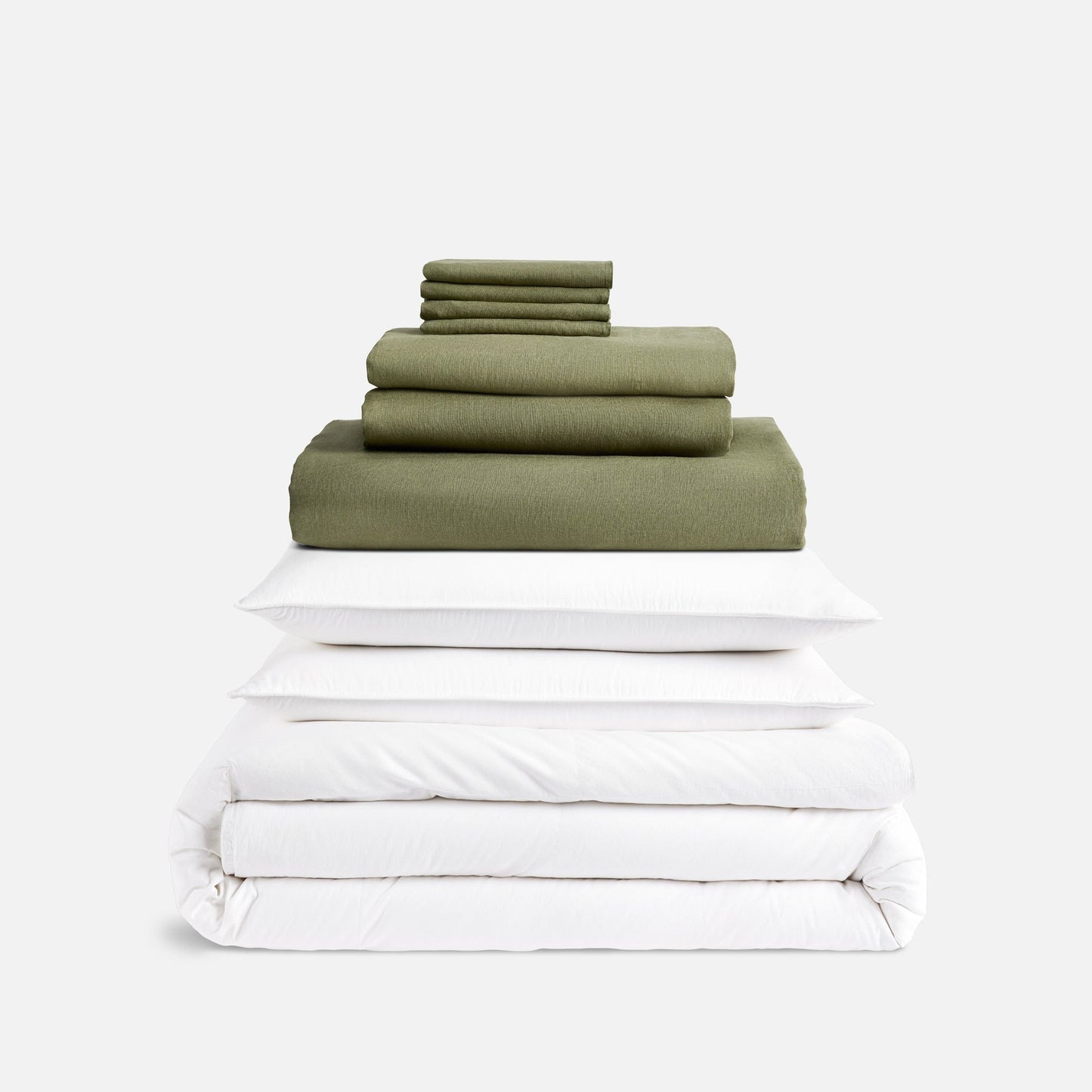 Washed European Linen Whole Bedding Bundle