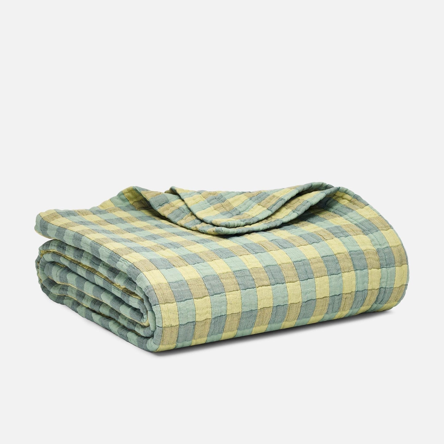 Breezeweave Cotton Gingham Bed Blanket