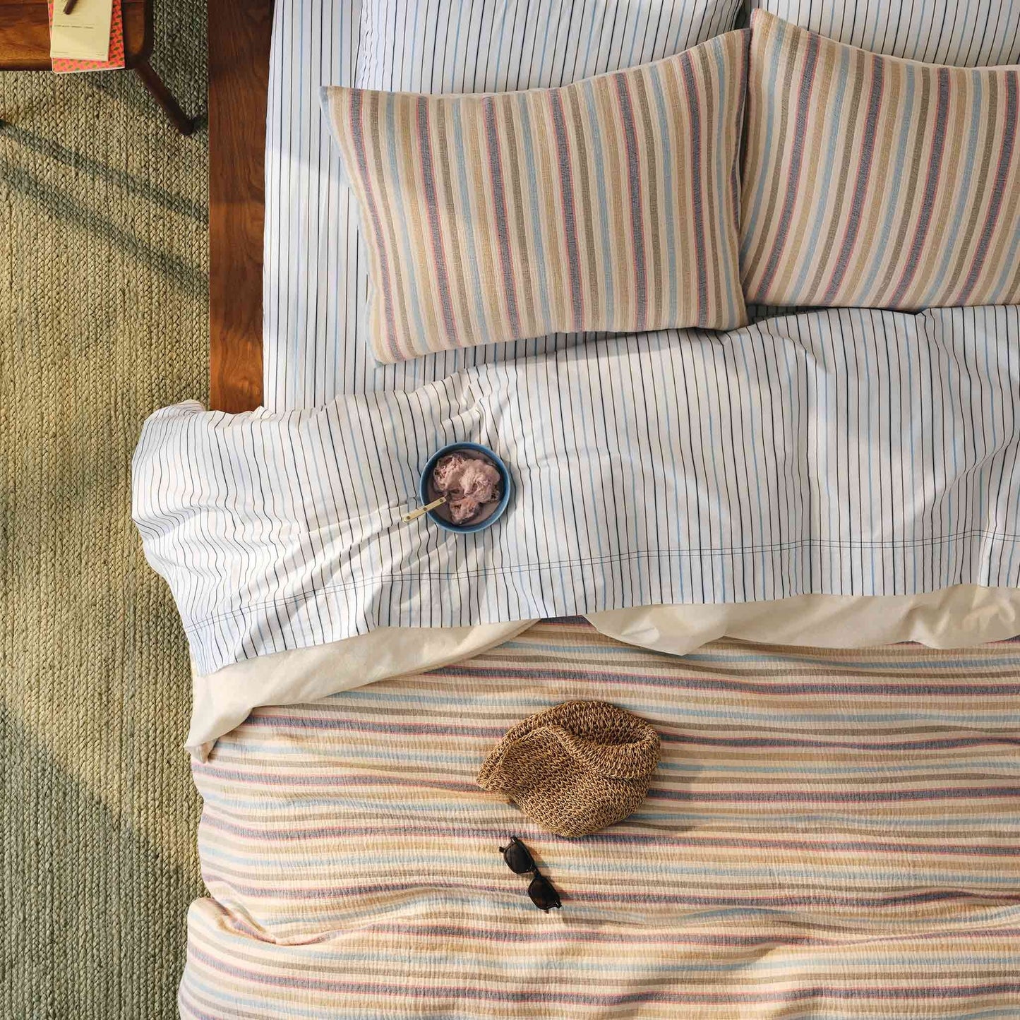 Sunwashed Stripe Sham Set - Last Call