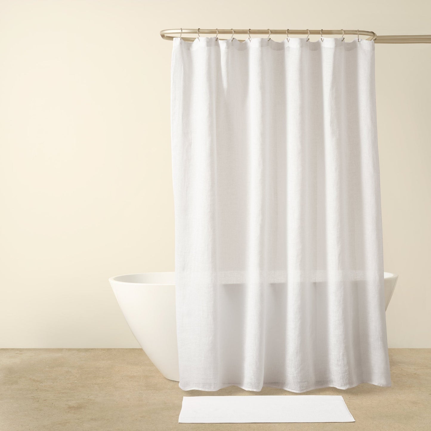 Linen Shower Curtain