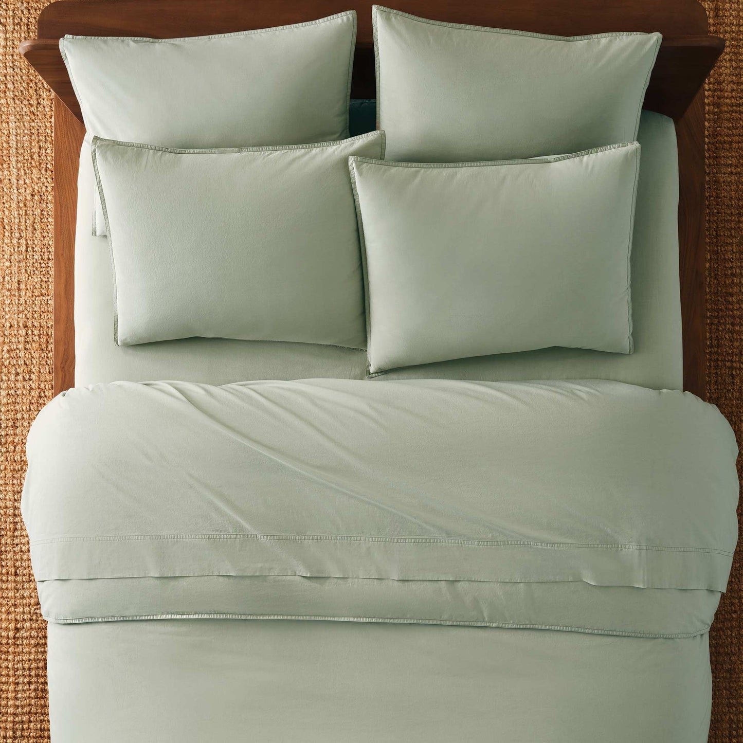 Washed Classic Percale Duvet Set Bundle