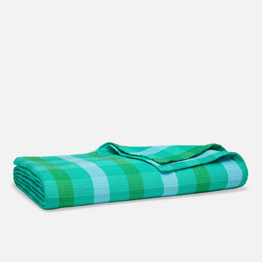 Sunwashed Check Bed Blanket - Last Call