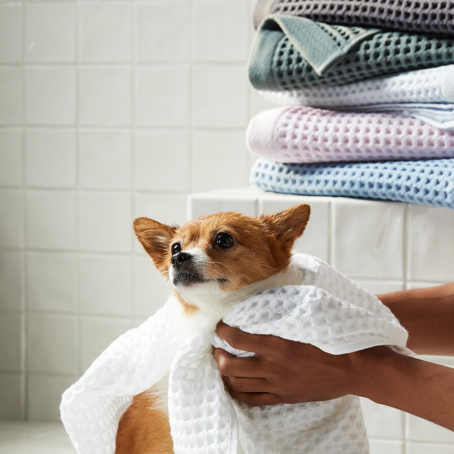 Dreamweave Waffle Bath Towels Set of 2