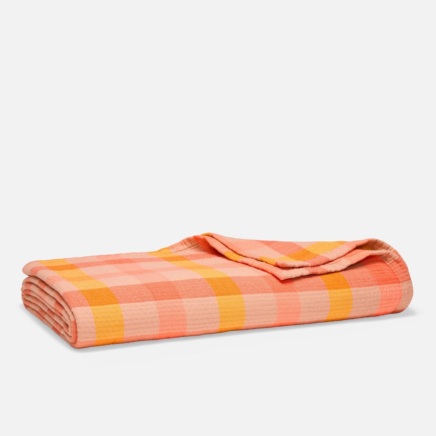 Sunwashed Check Bed Blanket - Last Call