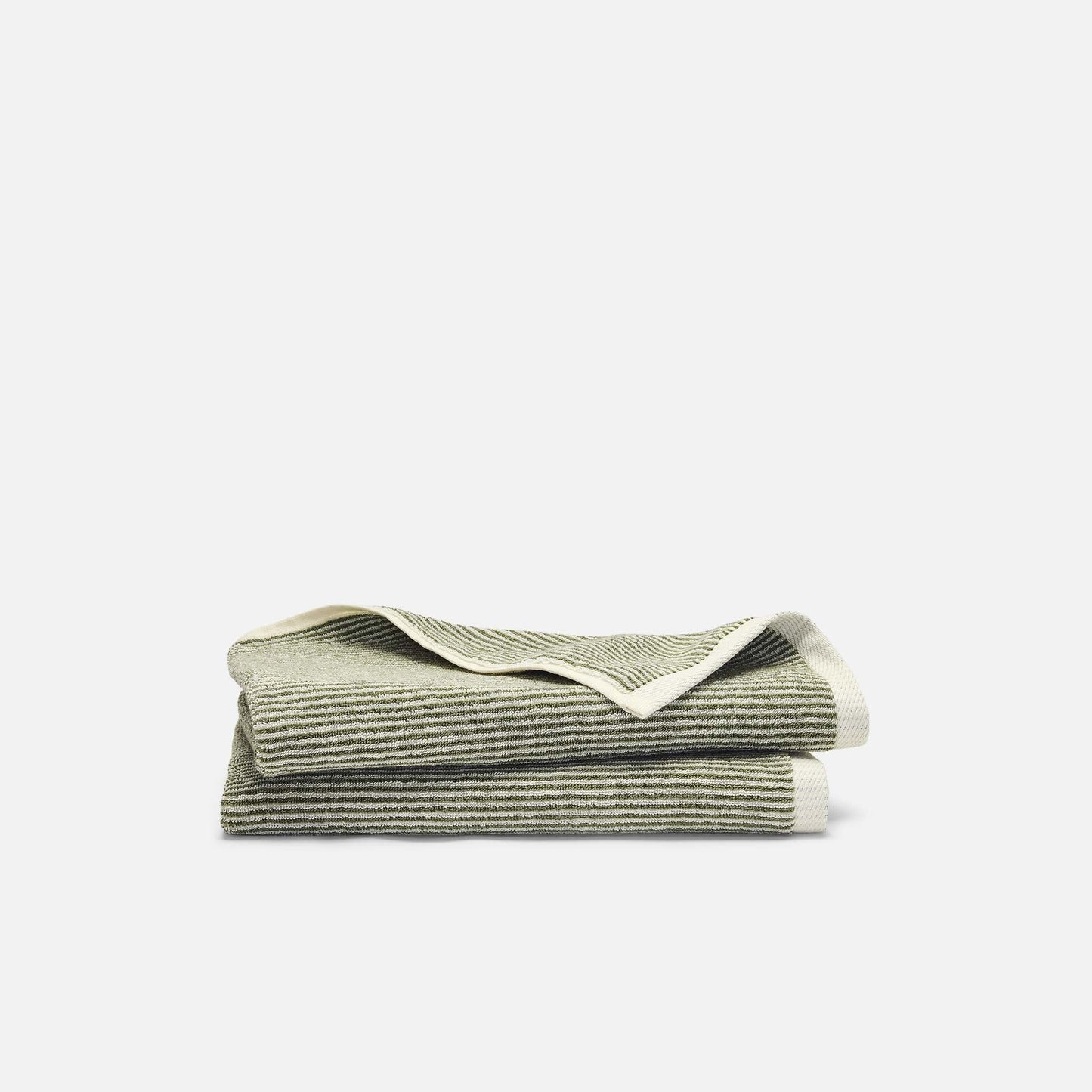 Plush Turkish Cotton Hand Towels Set of 2