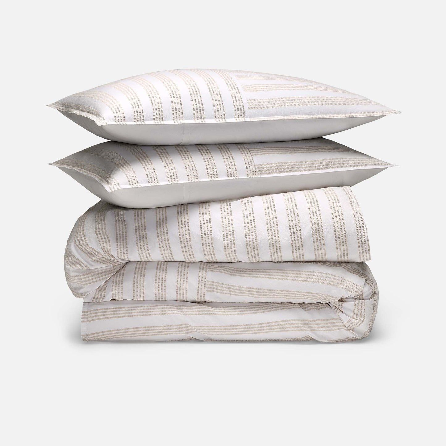 Seersucker Classic Percale Duvet Set