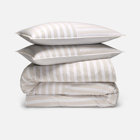 Seersucker Classic Percale Duvet Set