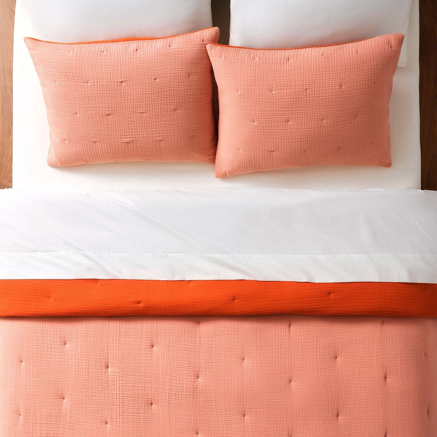 Breezeweave Reversible Cotton Sham Set