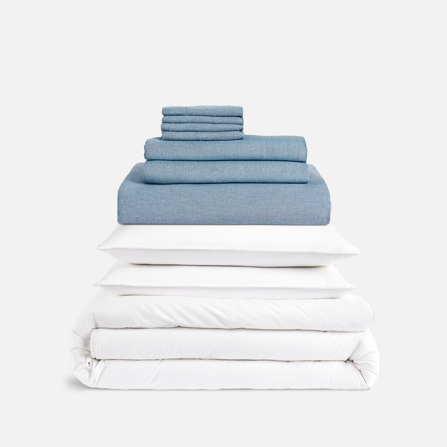 Washed European Linen Whole Bedding Bundle