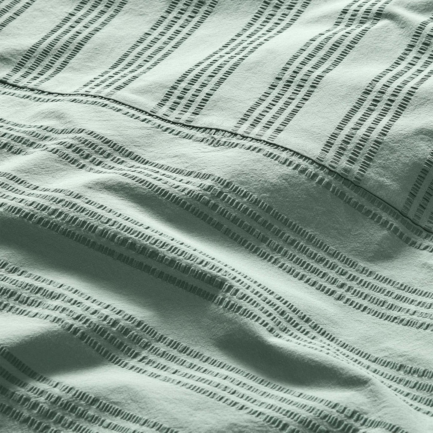 Seersucker Classic Percale Duvet Set