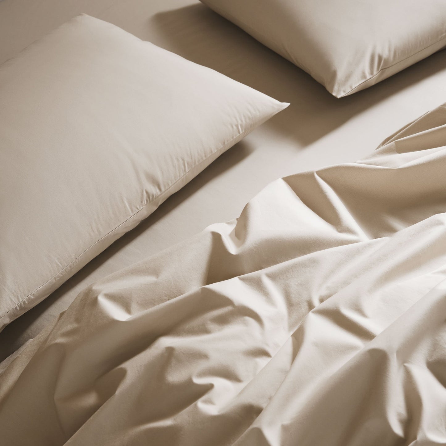 Classic Percale No Flat Sheet Set Bundle