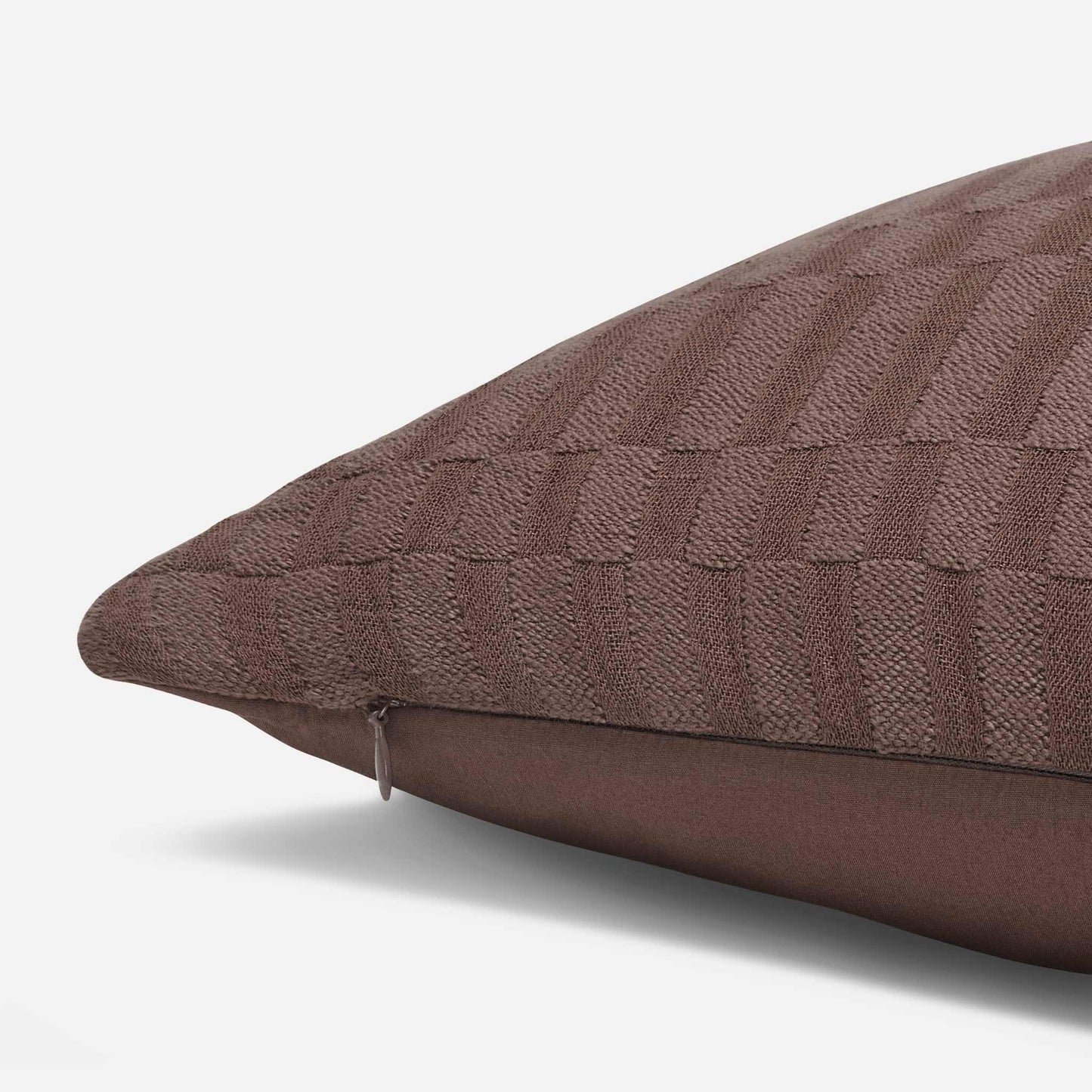 Woven Checkerboard Lumbar Pillow Cover