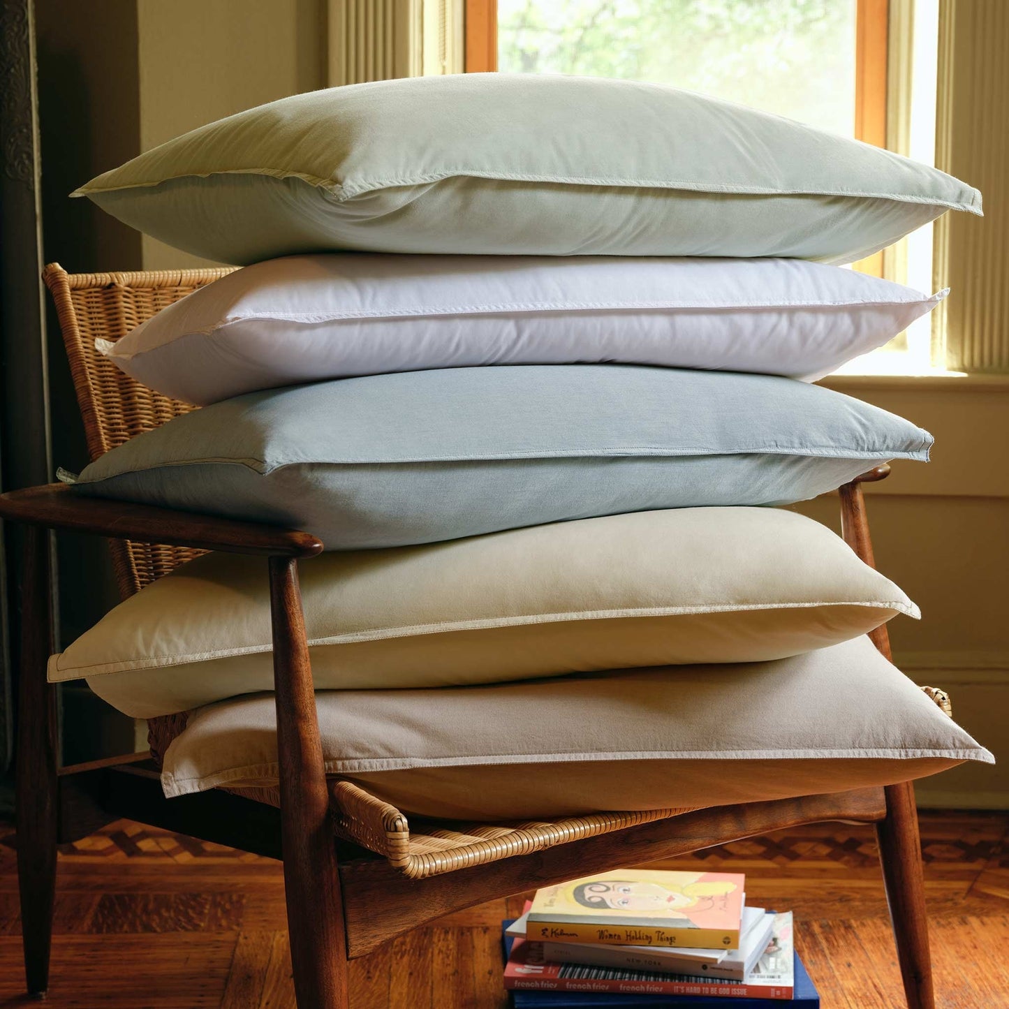 Washed Classic Percale Pillowcase Set