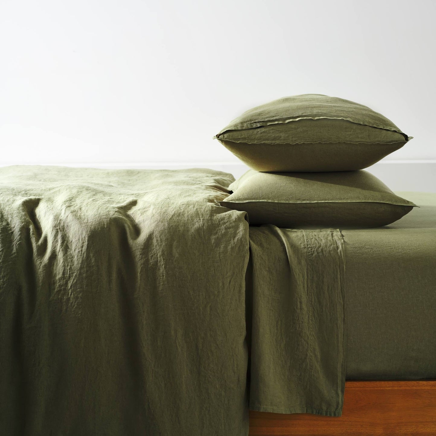 Washed European Linen Duvet Set Bundle