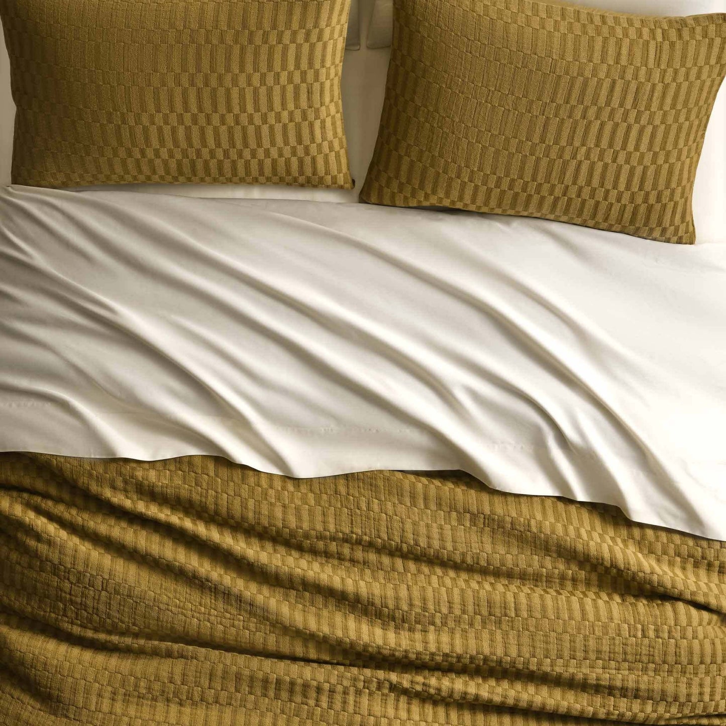 Woven Checkerboard Duvet Cover