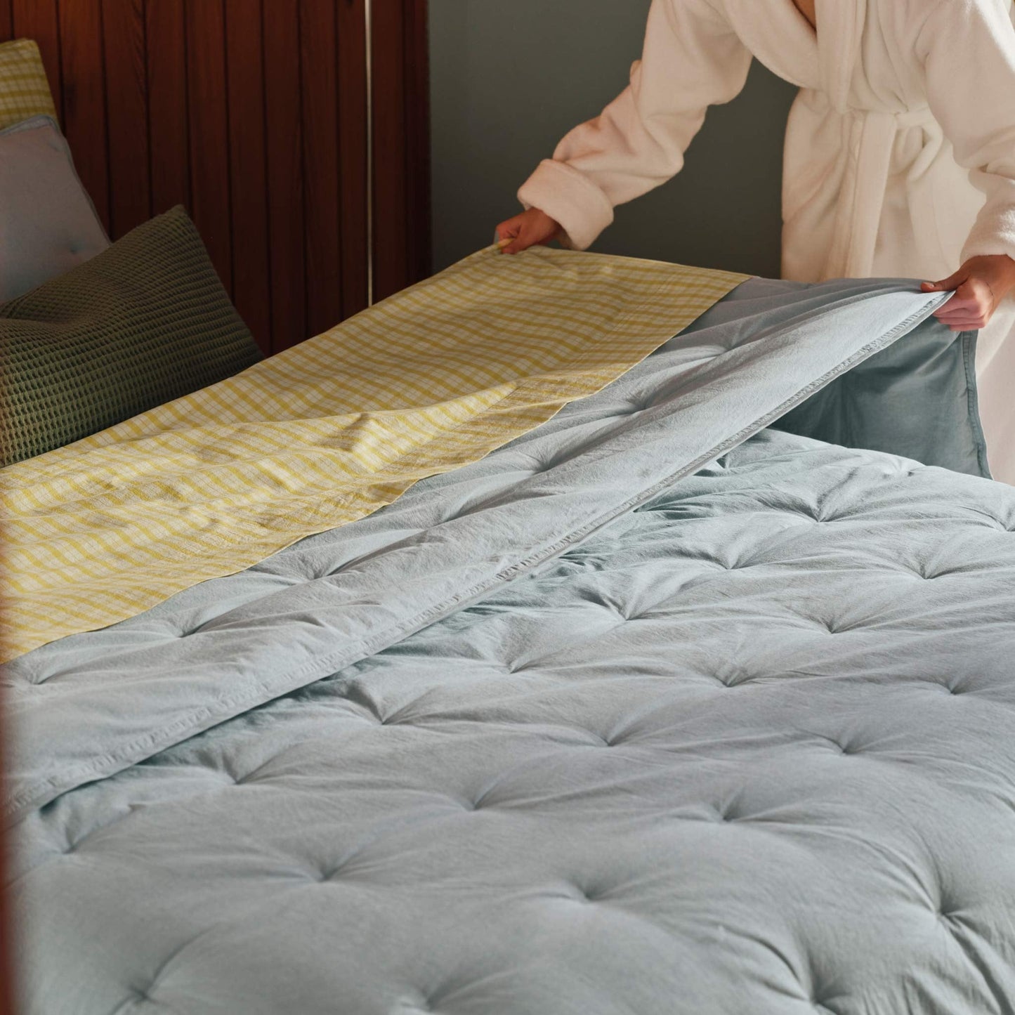 Washed Classic Percale Comforter
