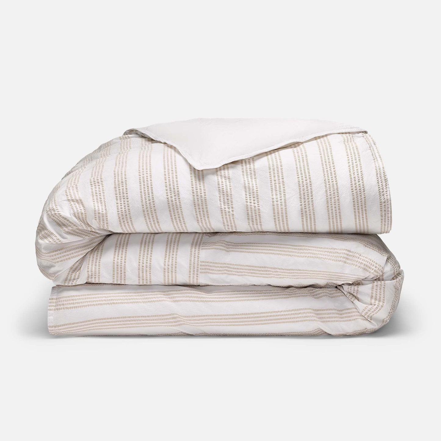 Seersucker Classic Percale Duvet Cover