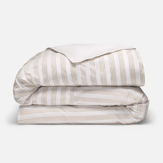 Seersucker Classic Percale Duvet Cover
