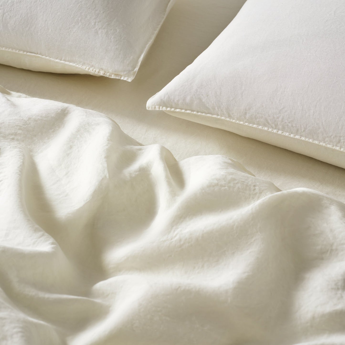 Washed European Linen Pillowcase Set