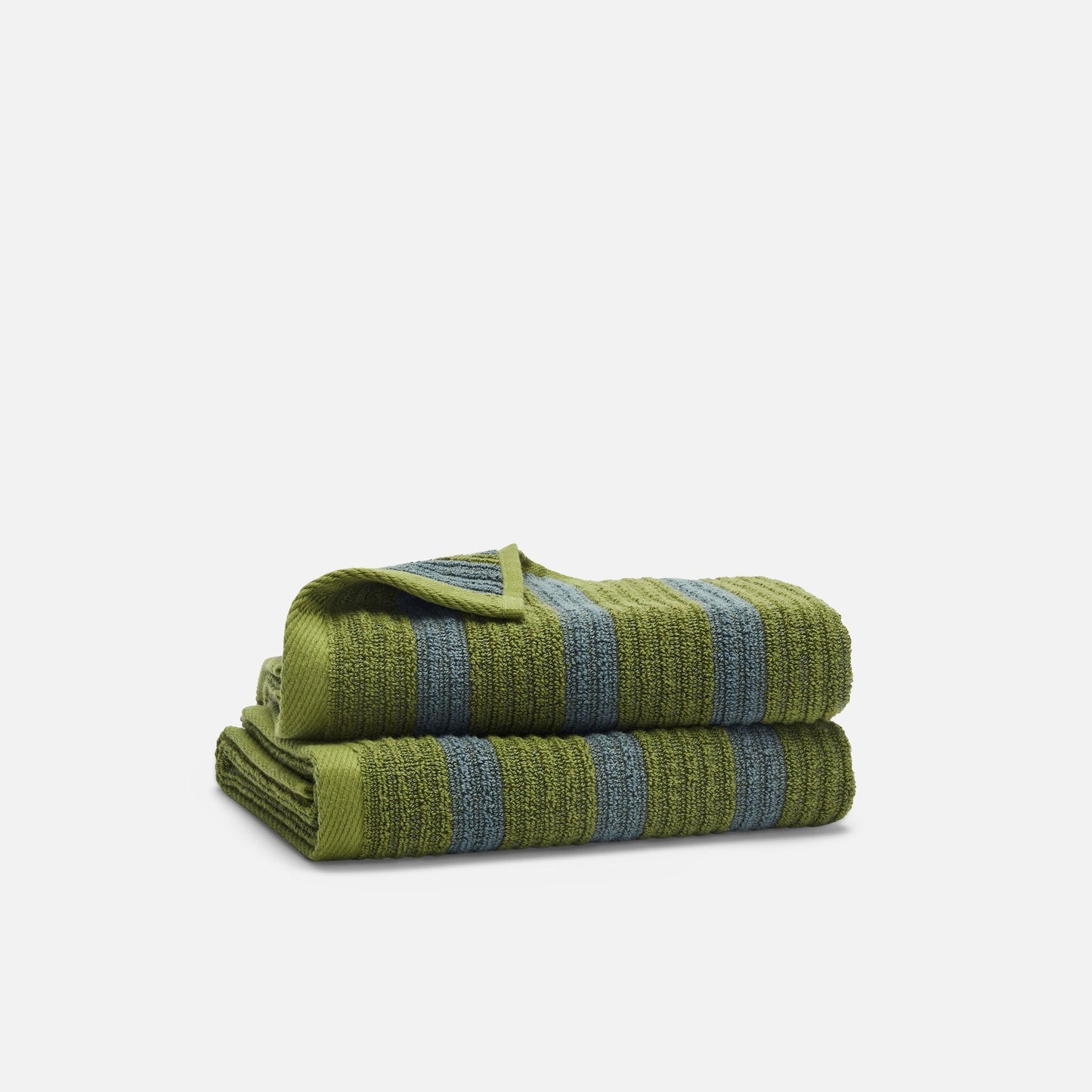 Ribbed Cotton TENCELTM Hand Towels Set of 2