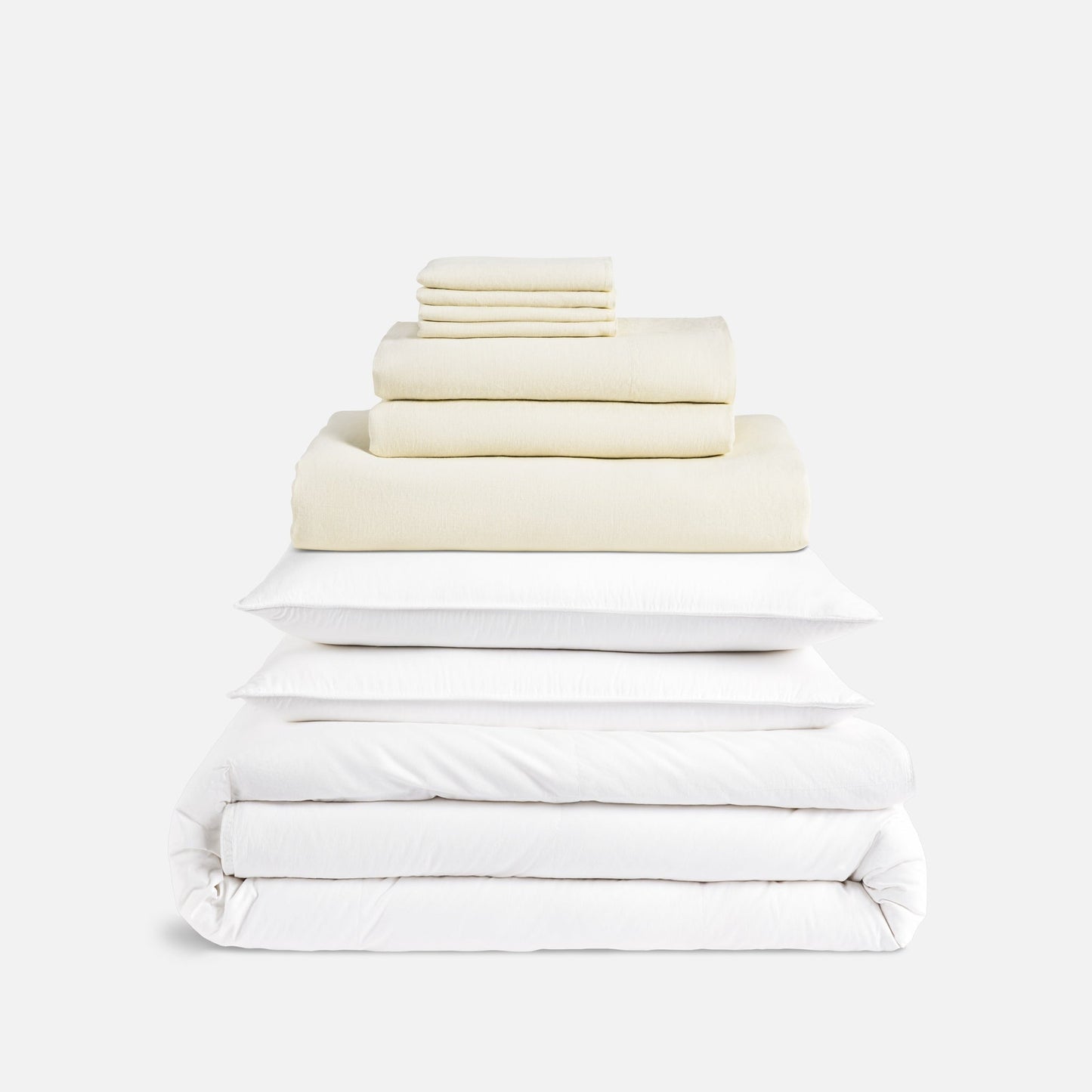 Washed European Linen Whole Bedding Bundle